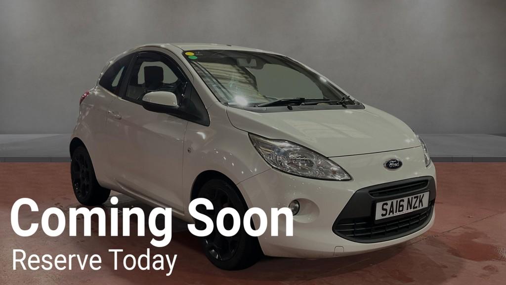 Ford Ka 1.2 Zetec White Edition Hatchback 3dr Petrol Manual Euro 6 (s/s) (69 ps)